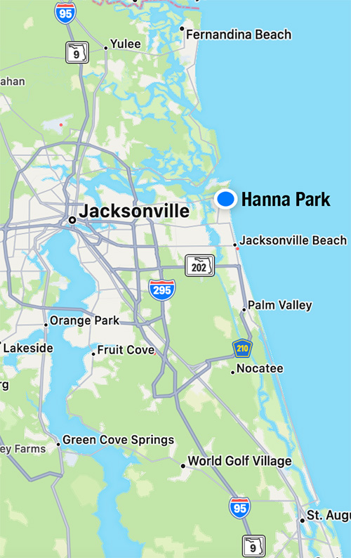 Hanna Park Map
